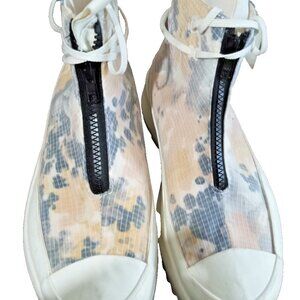 Converse Run Star Hike Platform unisex M8 W9.5 camo hi-top sneakers 170776C